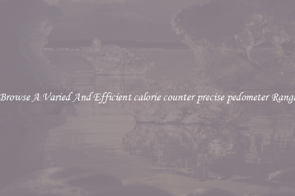 Browse A Varied And Efficient calorie counter precise pedometer Range