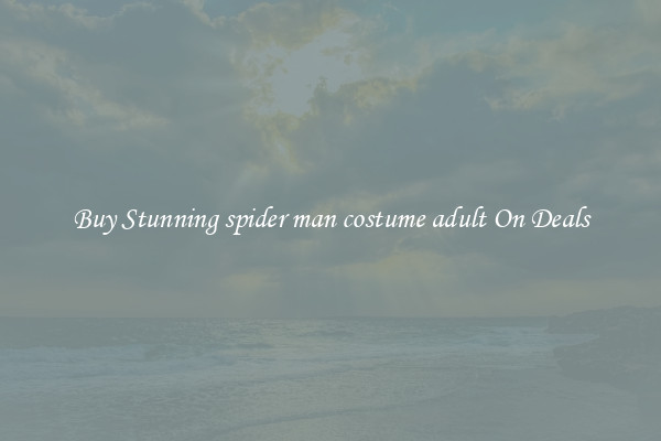 Buy Stunning spider man costume adult On Deals