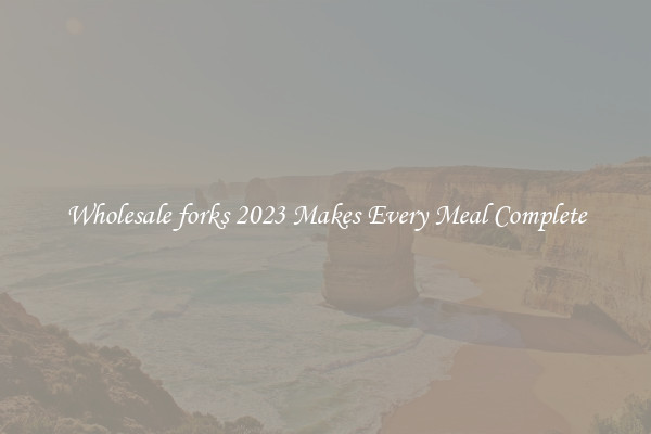 Wholesale forks 2023 Makes Every Meal Complete