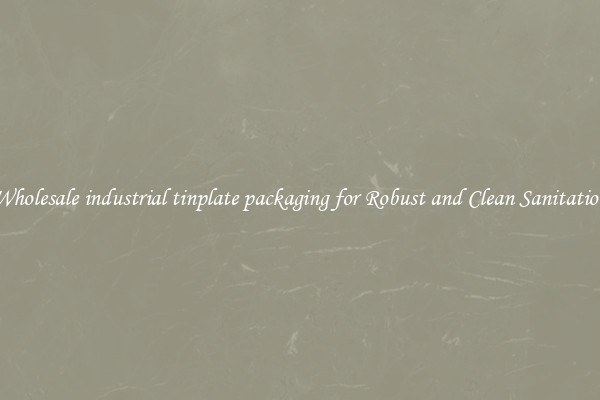 Wholesale industrial tinplate packaging for Robust and Clean Sanitation