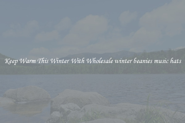 Keep Warm This Winter With Wholesale winter beanies music hats