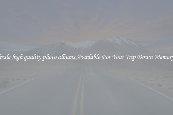 Wholesale high quality photo albums Available For Your Trip Down Memory Lane
