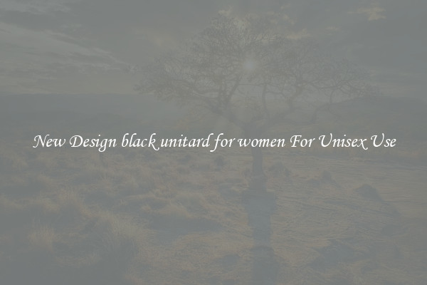 New Design black unitard for women For Unisex Use