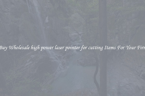 Buy Wholesale high power laser pointer for cutting Items For Your Firm