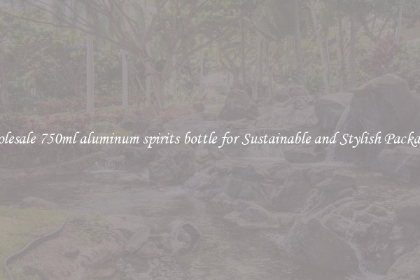 Wholesale 750ml aluminum spirits bottle for Sustainable and Stylish Packaging