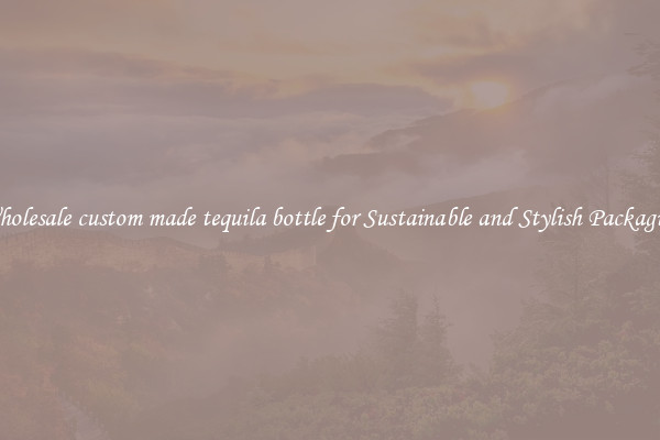Wholesale custom made tequila bottle for Sustainable and Stylish Packaging