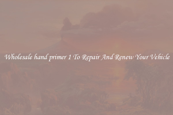 Wholesale hand primer 1 To Repair And Renew Your Vehicle
